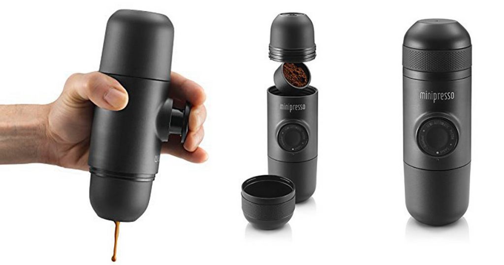 The Minipresso is an excellent camping and backpacking espresso maker. 