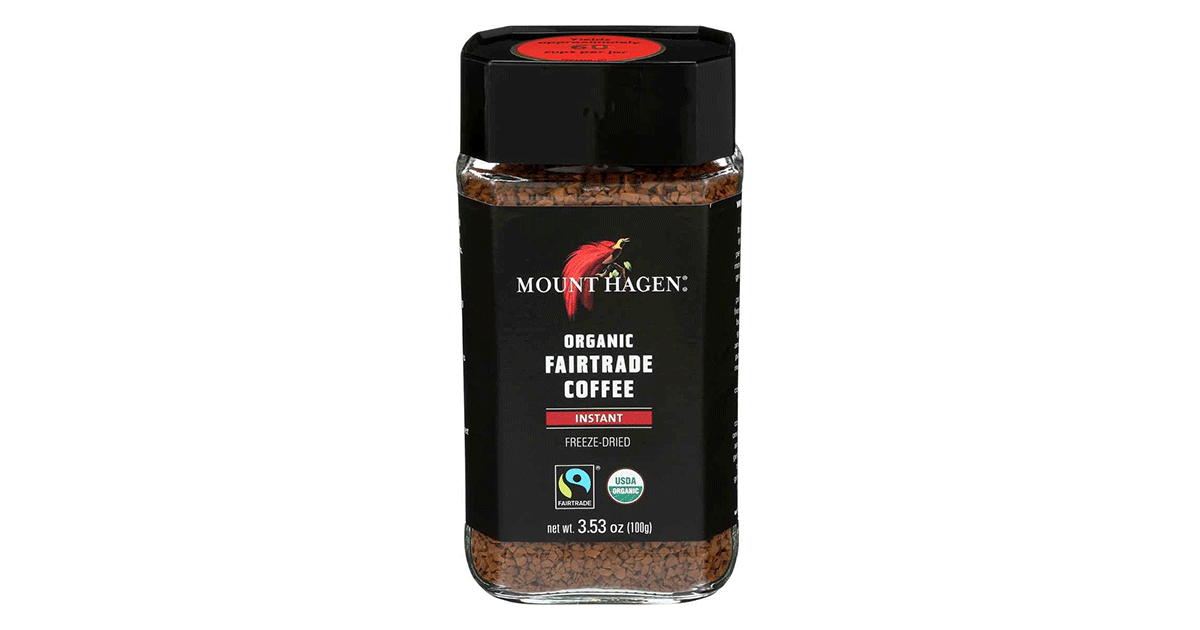 Mount Hagen Organic Freeze Dried Instant Coffee   Mount Hagen Organic Freeze Dried Instant Coffee 